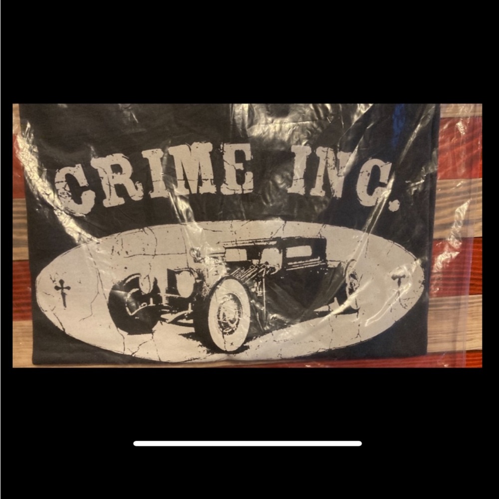 Crime Inc T Shirt new old stock never worn!